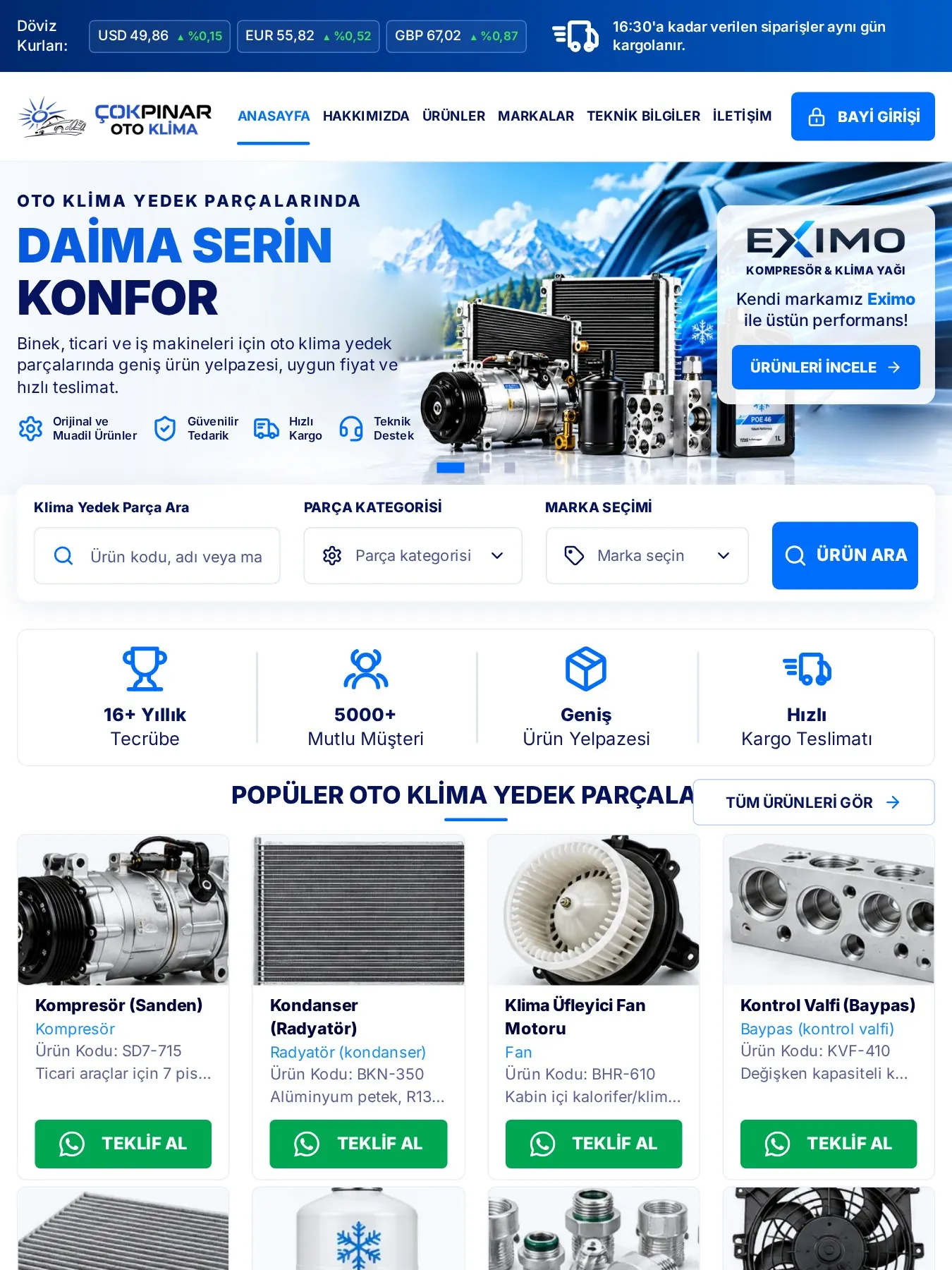 Çokpınar Oto Klima